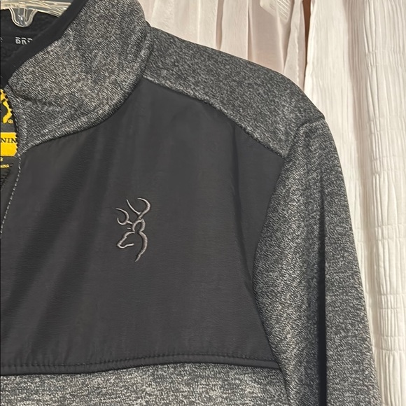 Browning Charcoal and Black Zip-Up Jacket - Picture 3 of 4